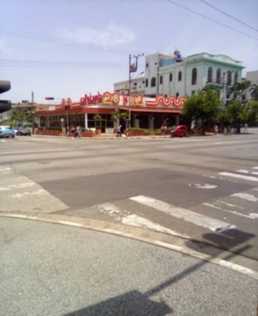 Zona transitada del Vedado Ciudad de La Habana