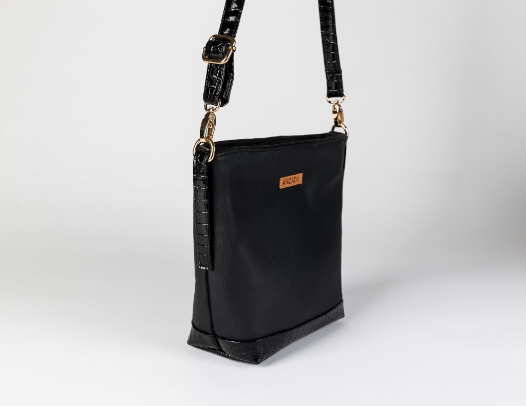 Bolso Aduany negro, bandolera, blog una pausa en el camino