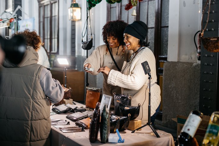 Venta al público, Mercado de motores Colección de bolsos y complementos elaborados en piel sintética-