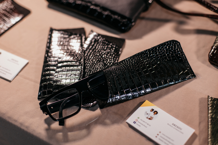 Fundas para gafas, cuero artificial.